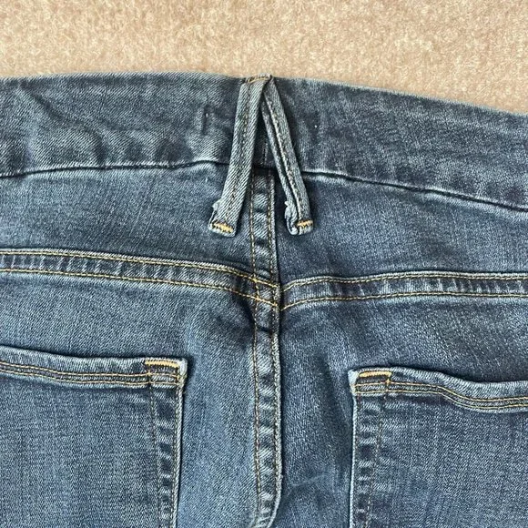 Good American Jeans Womens 4/27 Skinny Stretch Denim Pants Good Legs Dark Wash - Picture 12 of 12